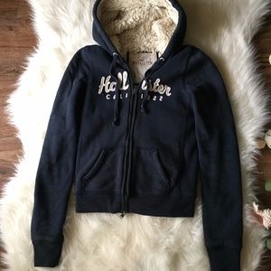 Dark Blue Hollister VERY warm Women's Jacket